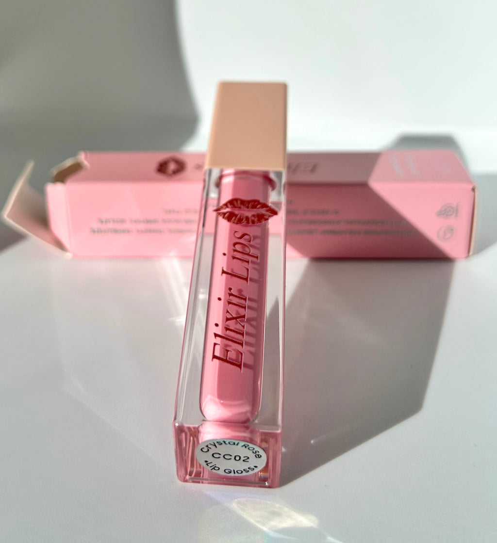 Gloss à lèvres Crystal Rose – Rose clair nacré