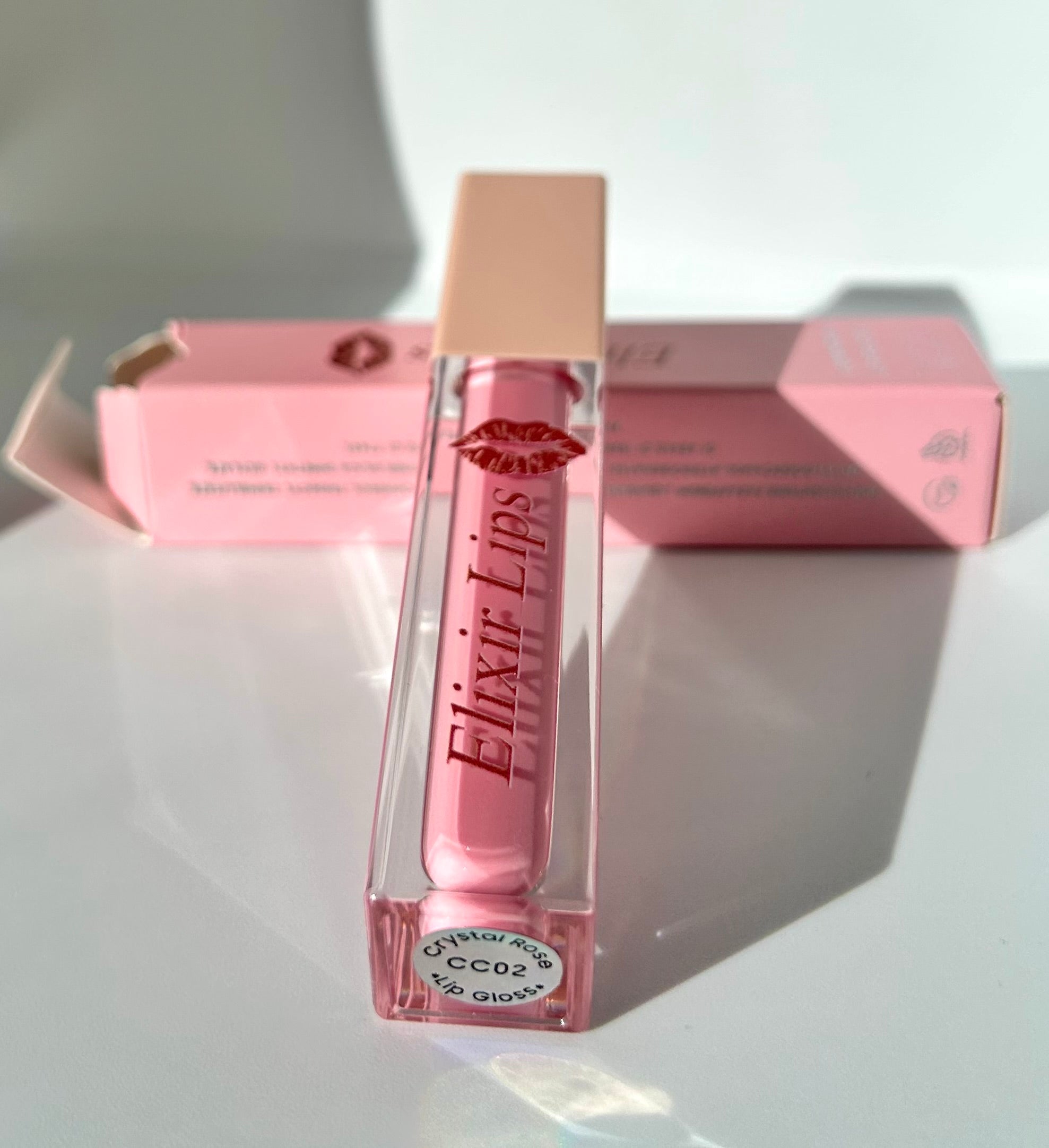 Gloss à lèvres Crystal Rose – Rose clair nacré