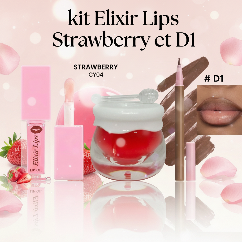 KIT LÈVRES COMPLET – HYDRATE, DESSINE & BRILLE