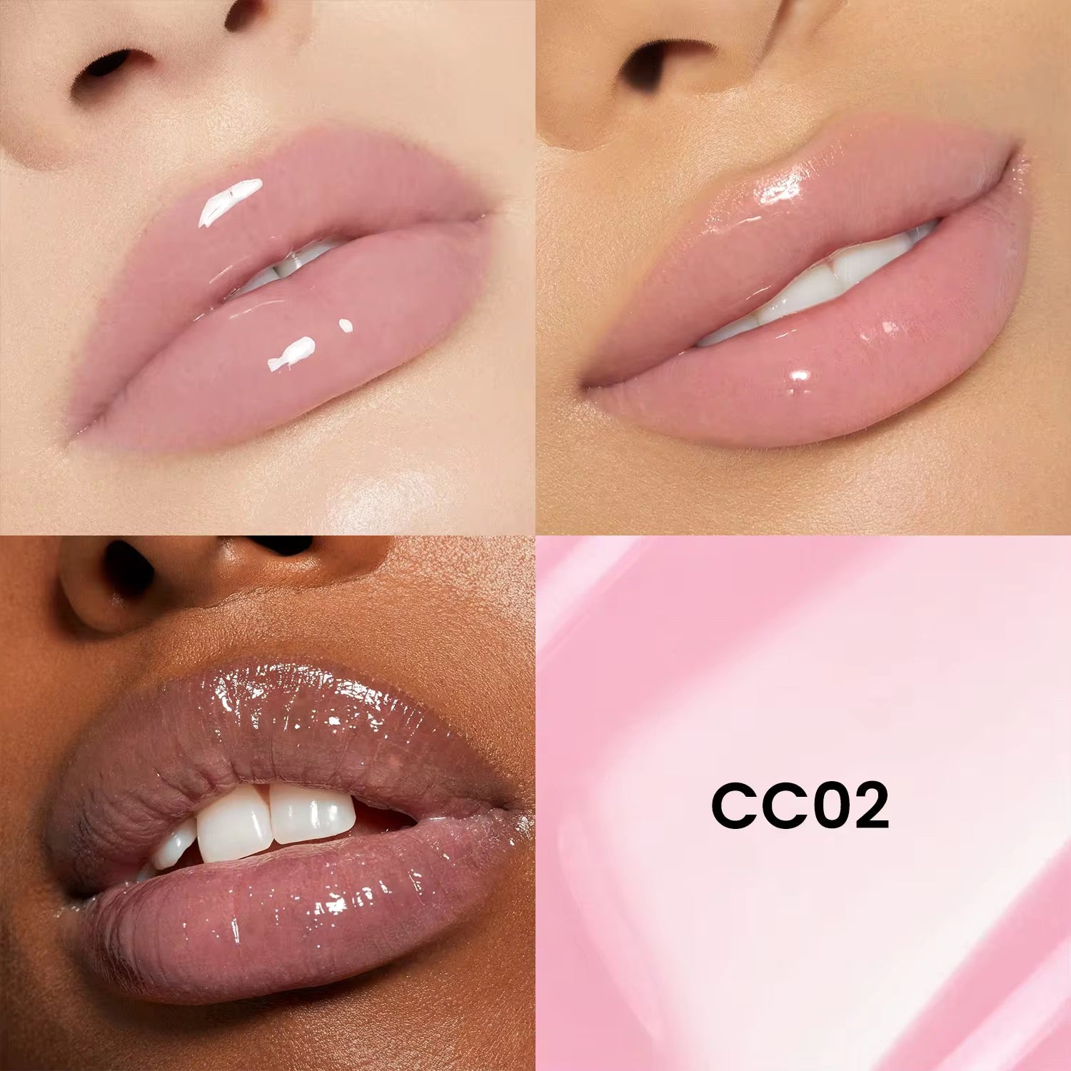Gloss à lèvres Crystal Rose – Rose clair nacré