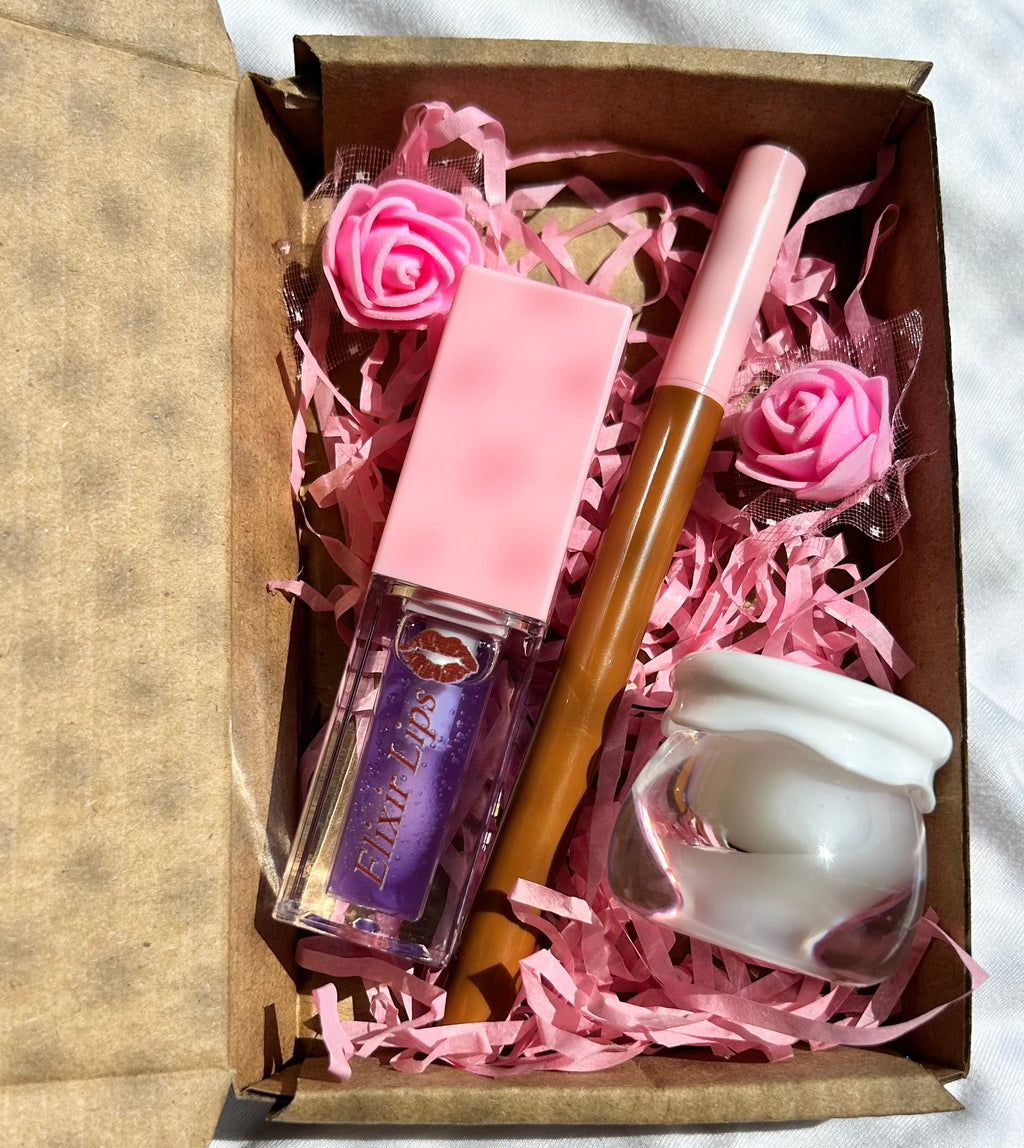 KIT LÈVRES COMPLET – HYDRATE, DESSINE & BRILLE