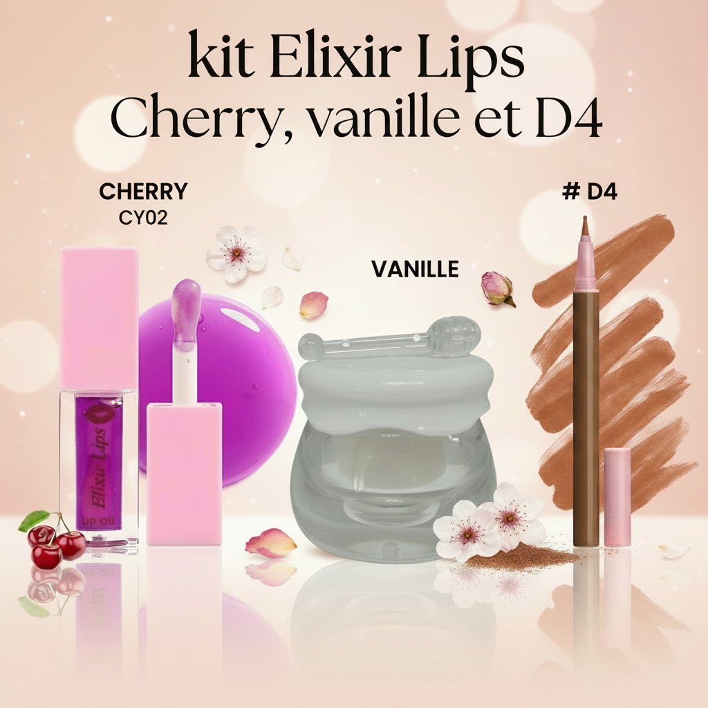 KIT LÈVRES COMPLET – HYDRATE, DESSINE & BRILLE